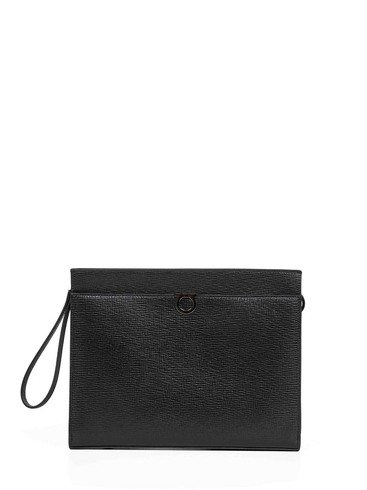 Black Gancini pouch bag