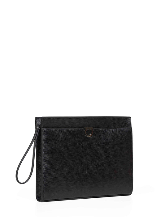 Black Gancini pouch bag