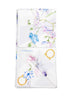 Gaia print silk scarf
