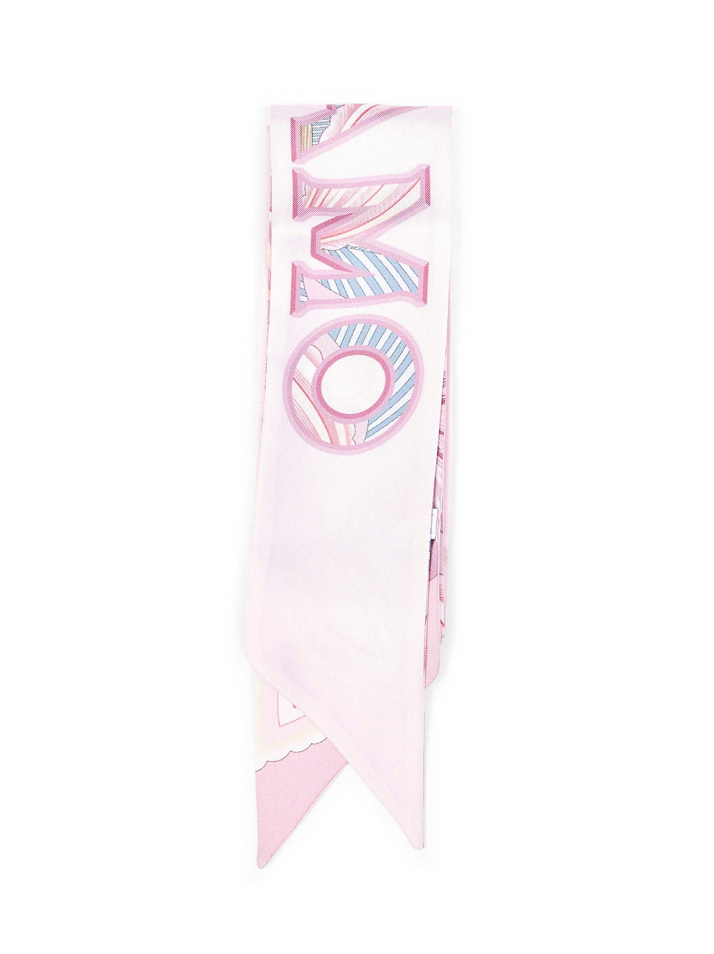 Brezza print silk twill bandeau