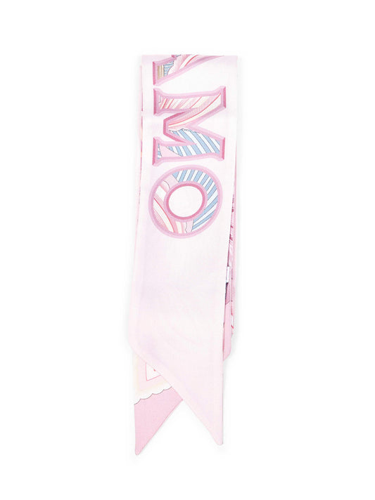 Brezza print silk twill bandeau