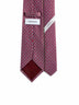 Red silk Tetris print tie