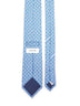 Gancini square print silk tie