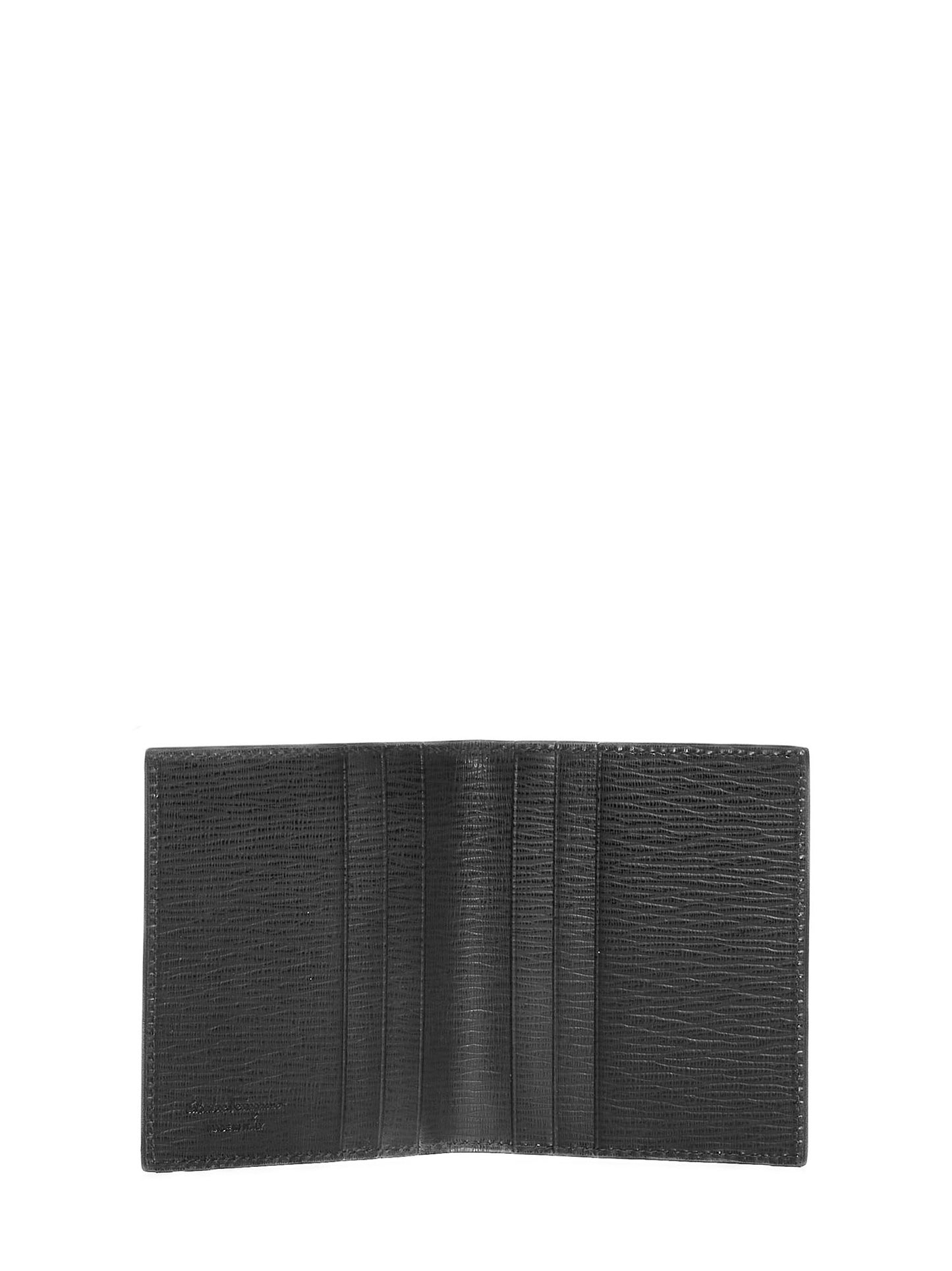 Portafoglio in pelle con Gancini