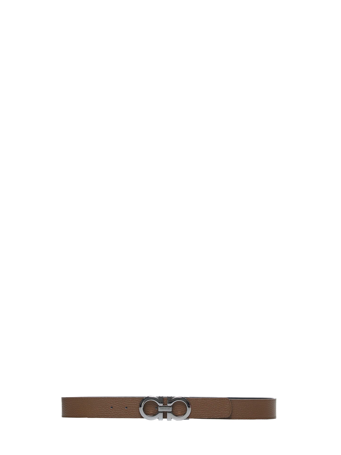 Gancini reversible leather belt by Ferragamo