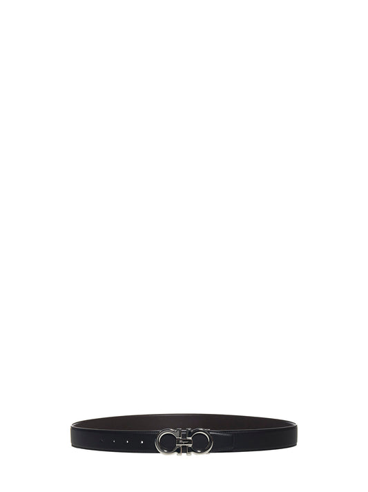 Cintura reversibile e regolabile Gancini