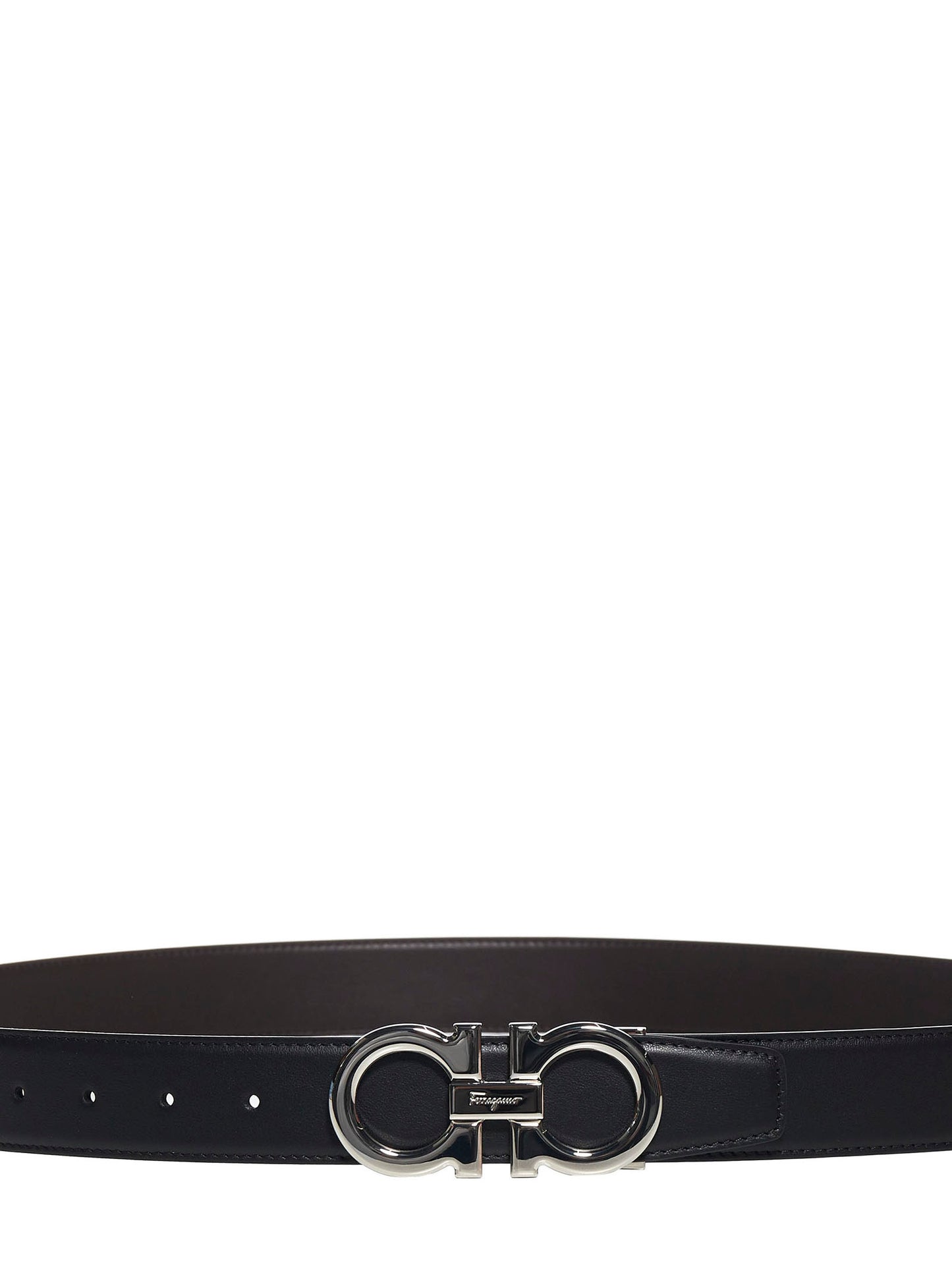 Cintura reversibile e regolabile Gancini