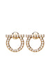 Gancini earrings with pearl by Ferragamo