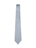 Cravatta in seta jacquard acquamarina<BR/>