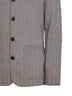 Giacca in misto viscosa ottoman chevron ASV grigio