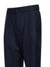 Blue chevron wool and cashmere trousers
