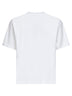 Ivory cotton interlock jersey T-shirt