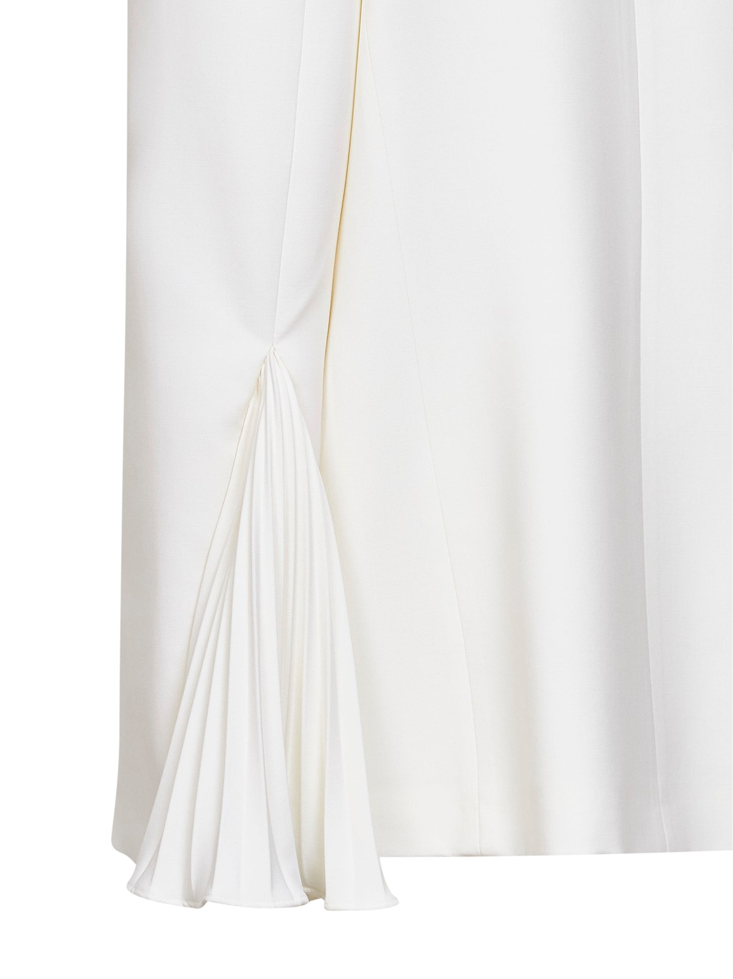 Blazer doppiopetto in lana vergine bianca