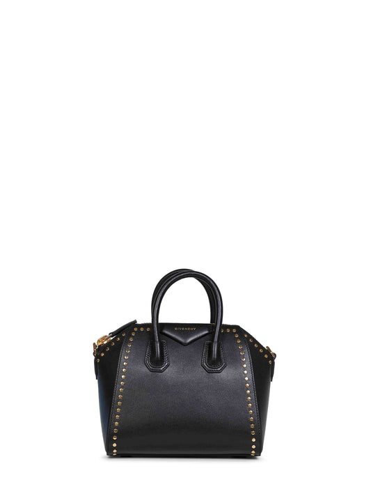 Black Antigona mini studded handbag