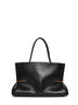 Black Pinch Squeezed Horizontal tote bag
