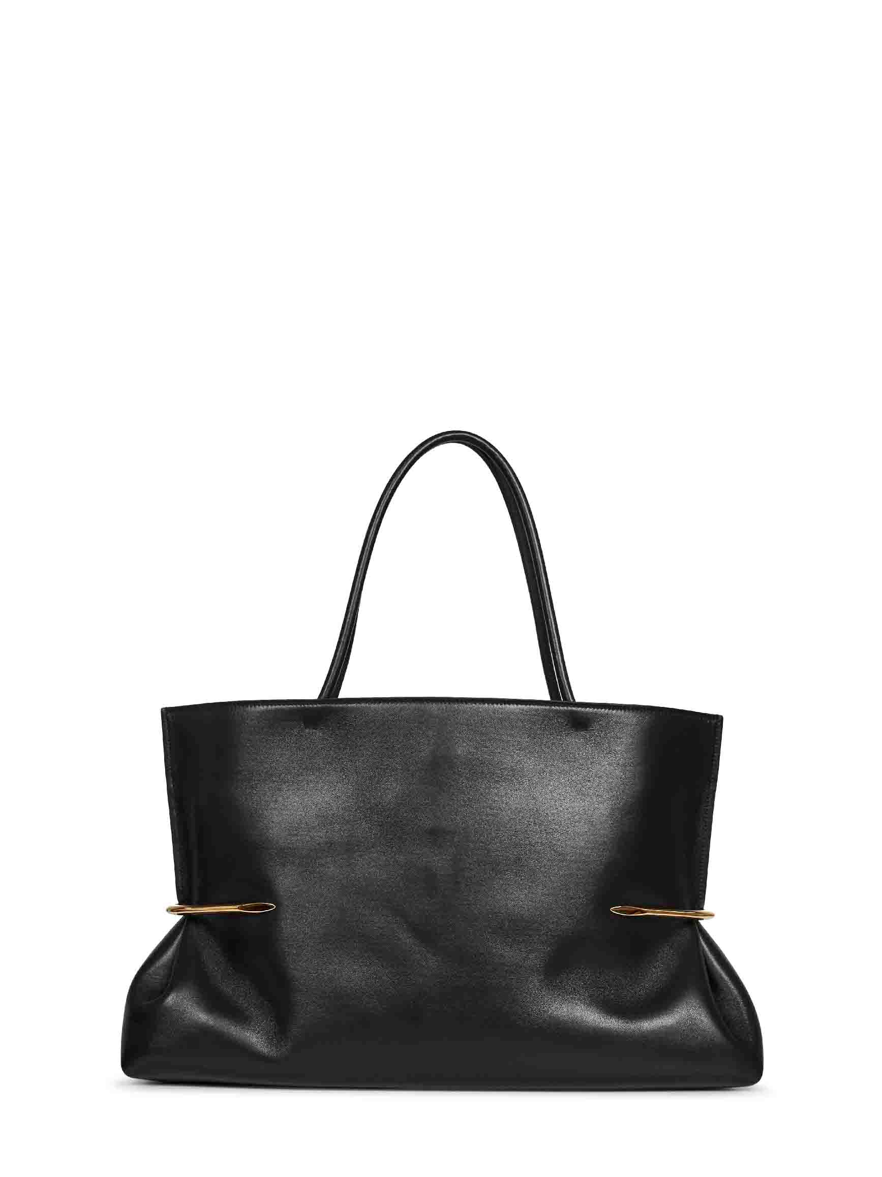 Black Pinch Squeezed Horizontal tote bag – Daniello.com