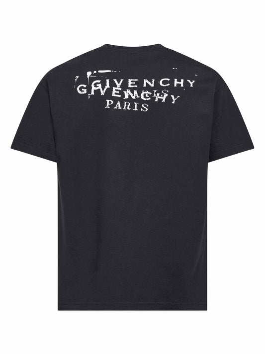 Black GIVENCHY Stamp print T-shirt