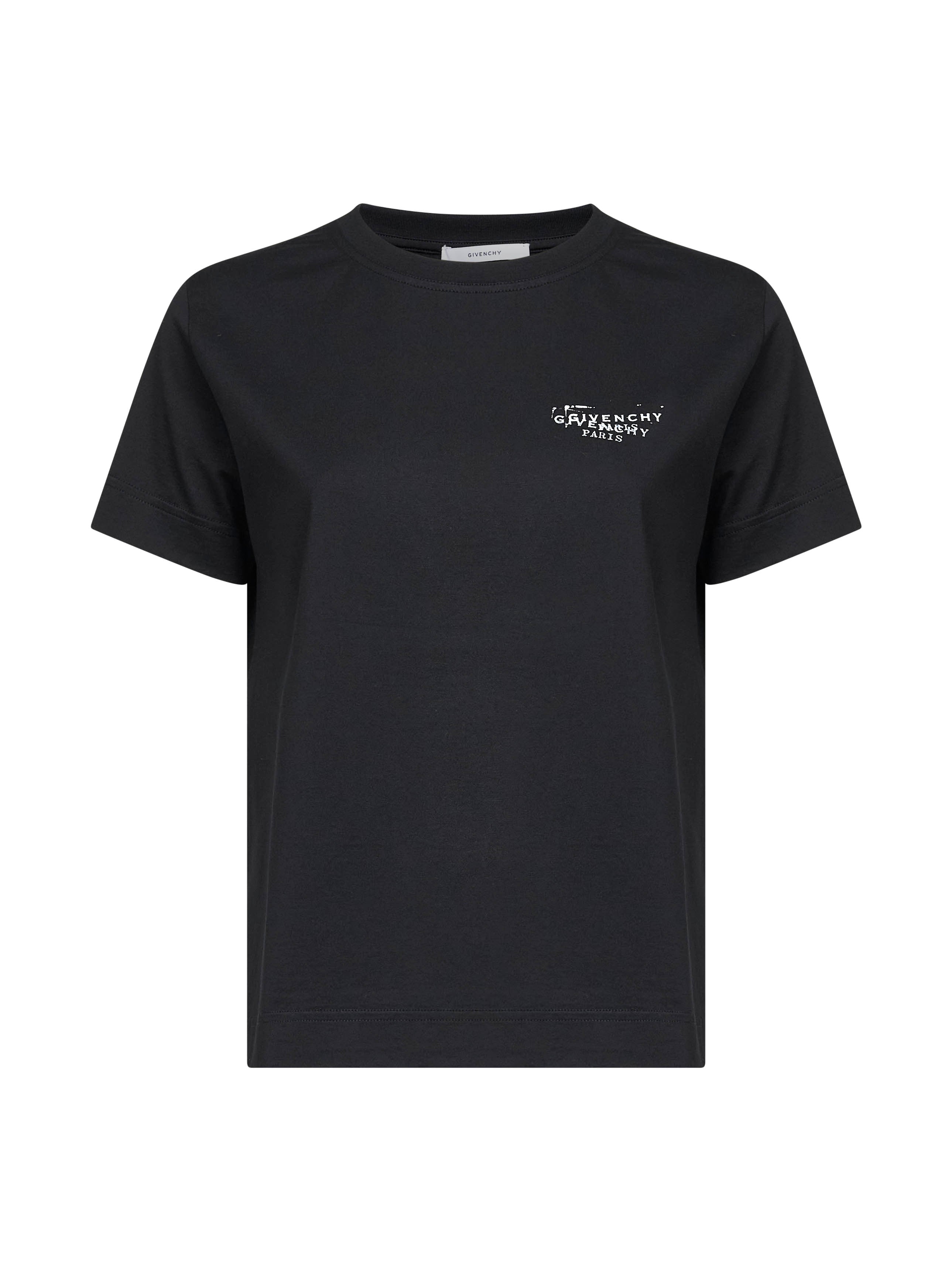 Black GIVENCHY Stamp print T-shirt – Daniello.com