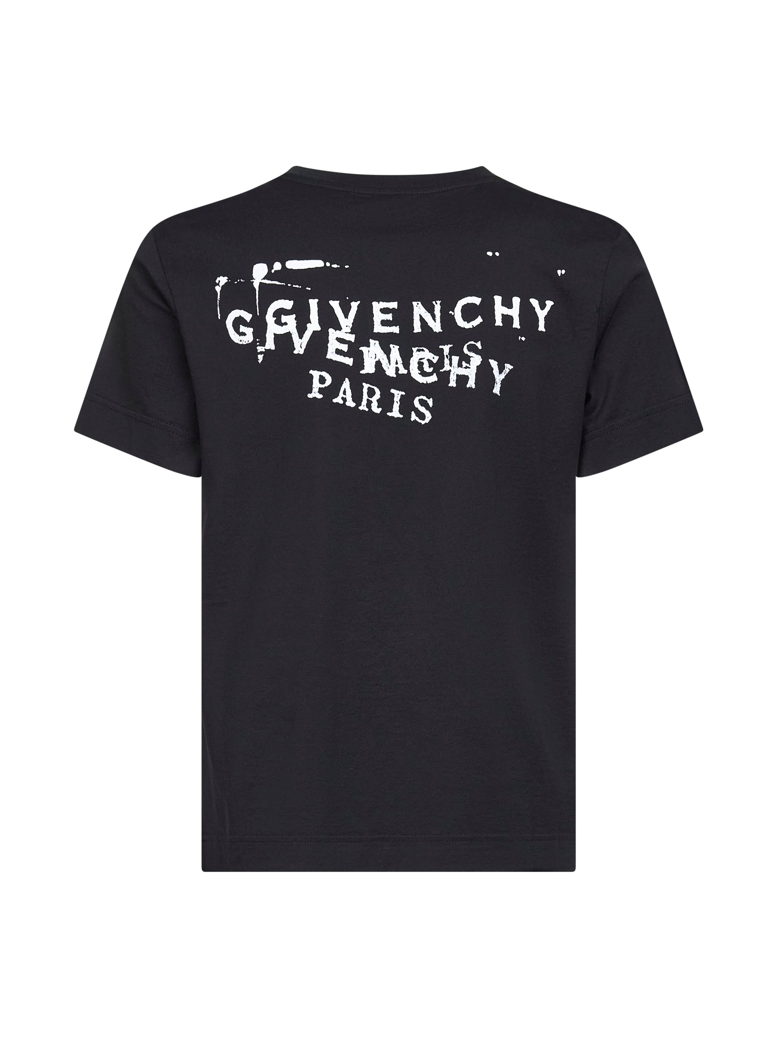 Black GIVENCHY Stamp print T-shirt – Daniello.com