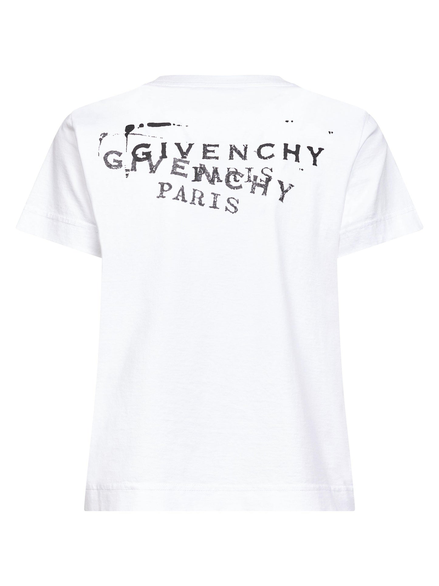 T-shirt bianca con stampa GIVENCHY Stamp