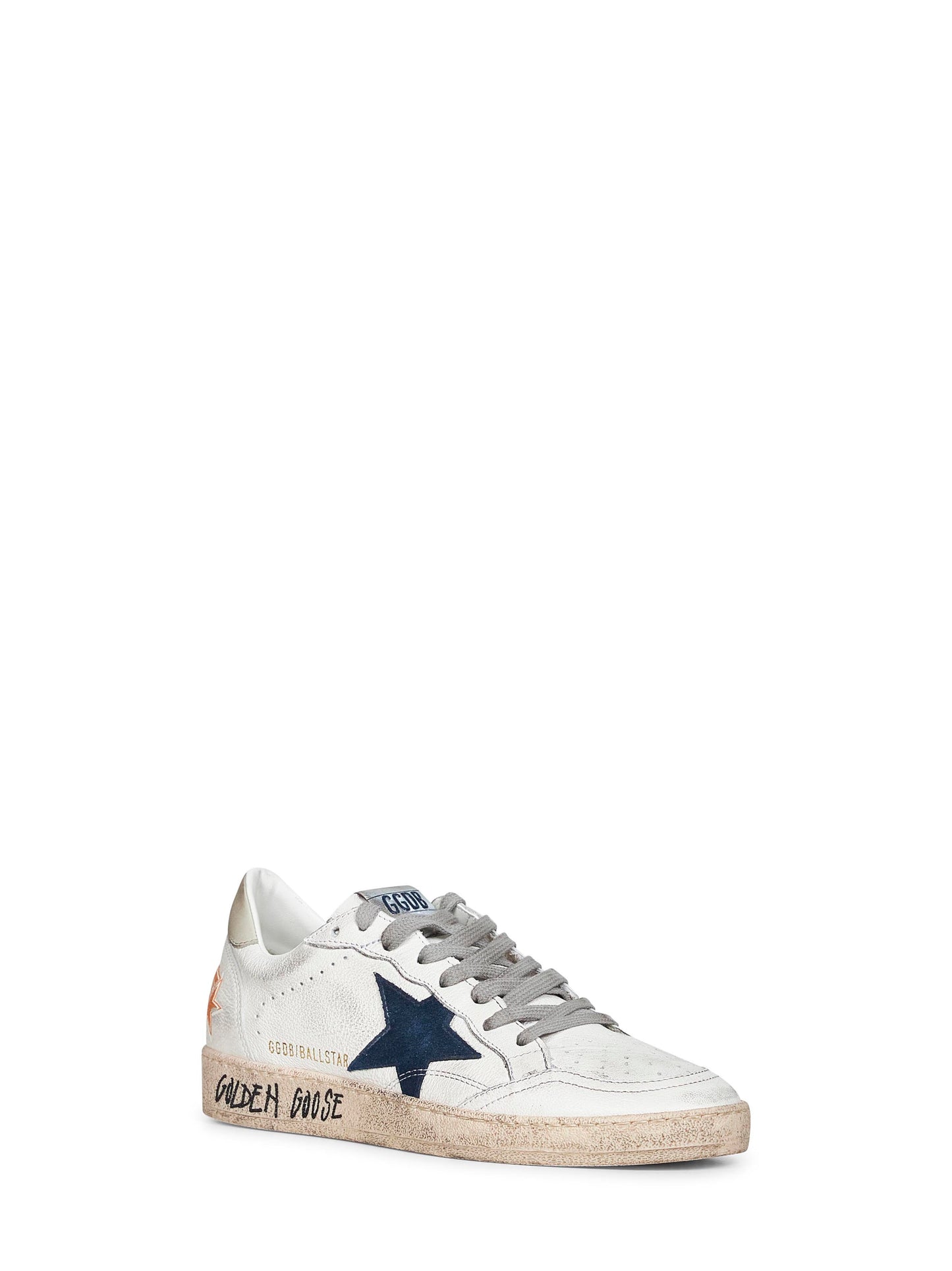 White leather Ball Star sneakers