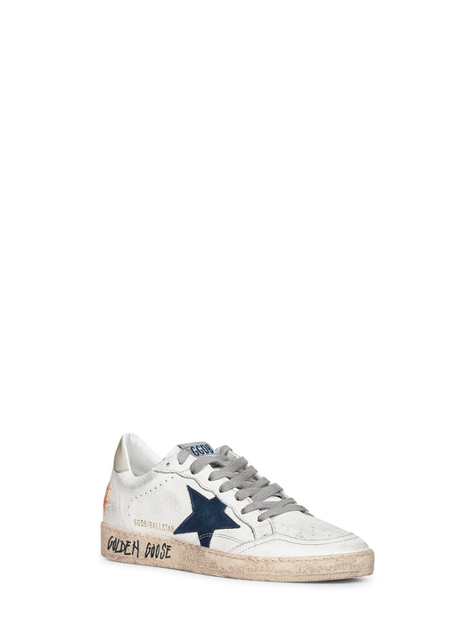 White leather Ball Star sneakers