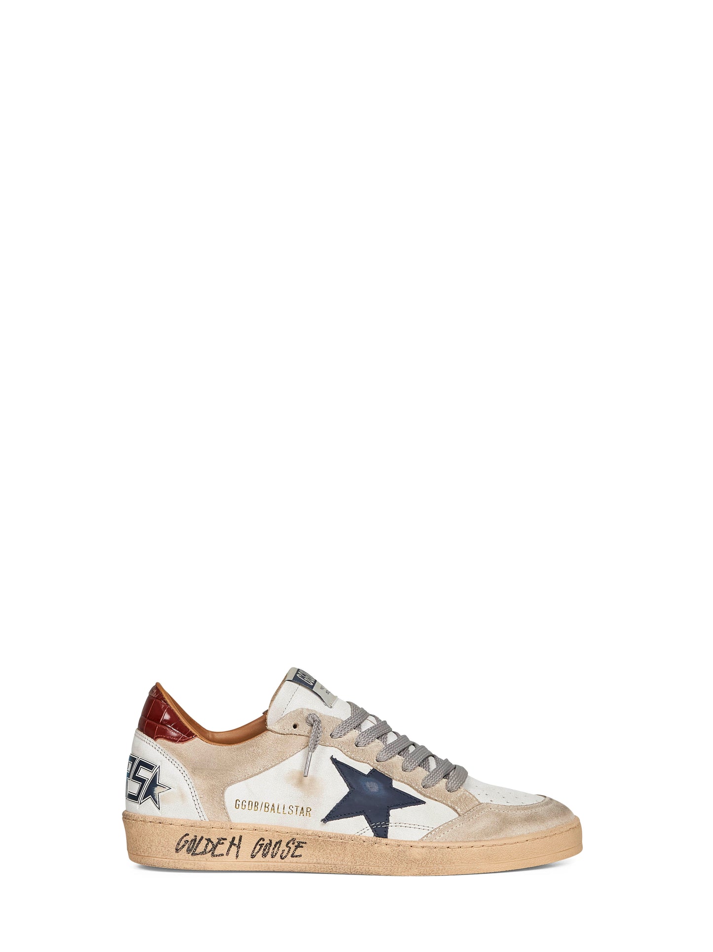 Sneakers Ball Star in pelle e camoscio