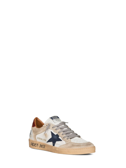 Sneakers Ball Star in pelle e camoscio