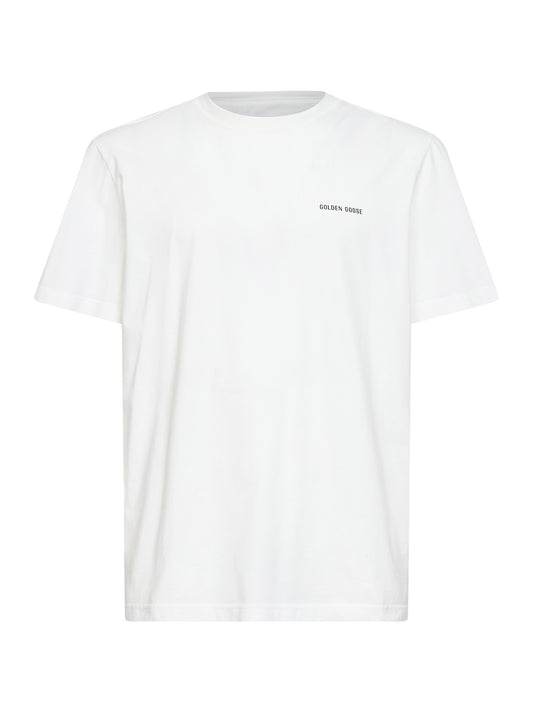 White cotton jersey Journey T-shirt