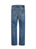 Jeans loose-fit lavaggio medio in denim blu