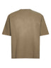 Beige bleached cotton jersey Journey T-shirt