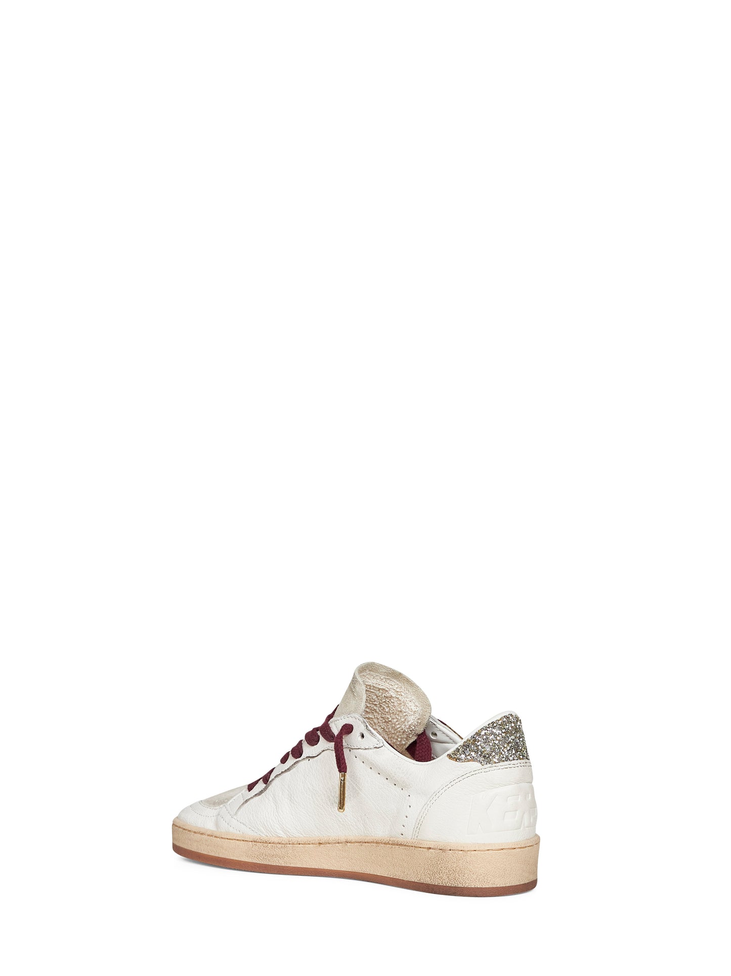 White nappa leather Ball Star sneakers