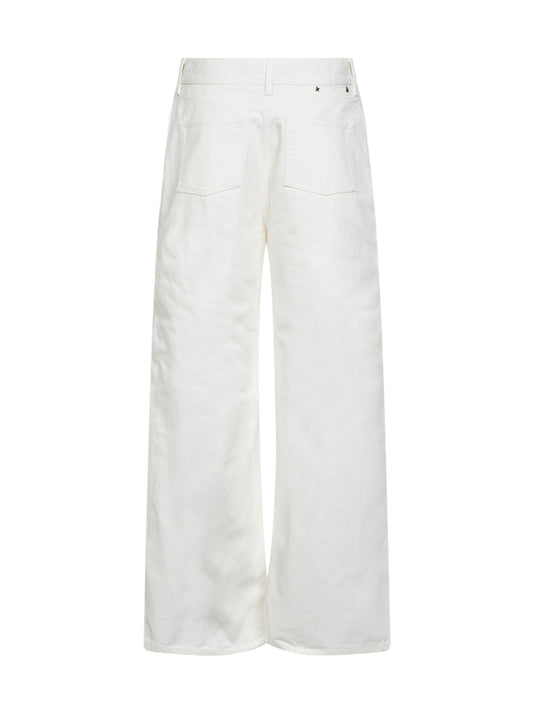 Jeans boyfriend Golden in denim bull bianco