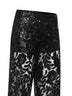 Pantaloni Journey in tulle con ricamo in paillettes nero