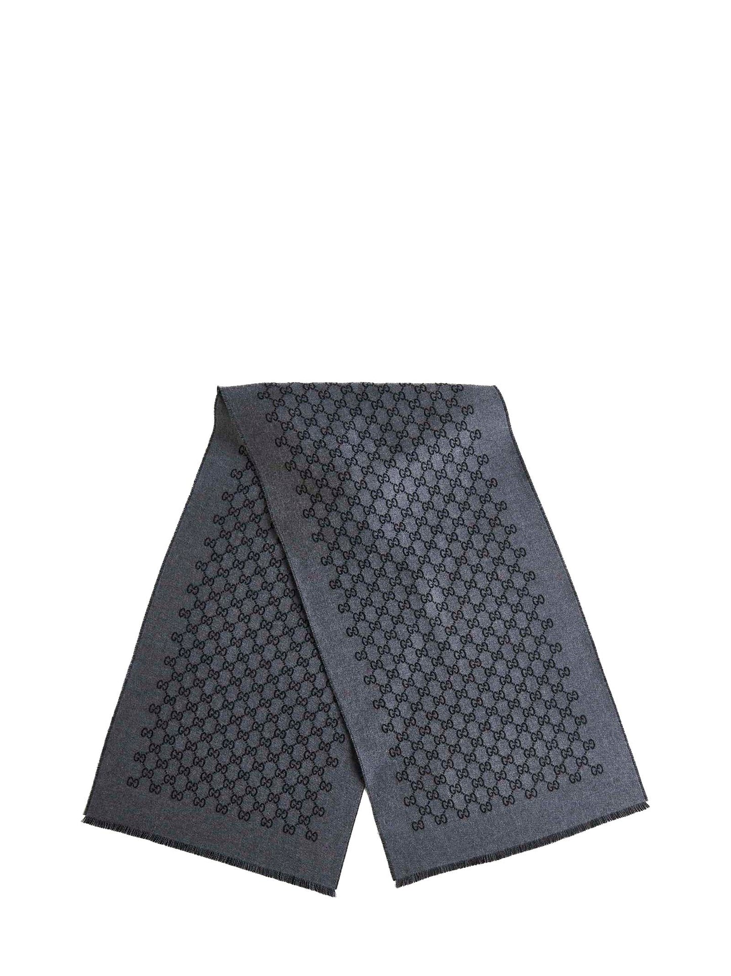 GG Jacquard Wool Scarf