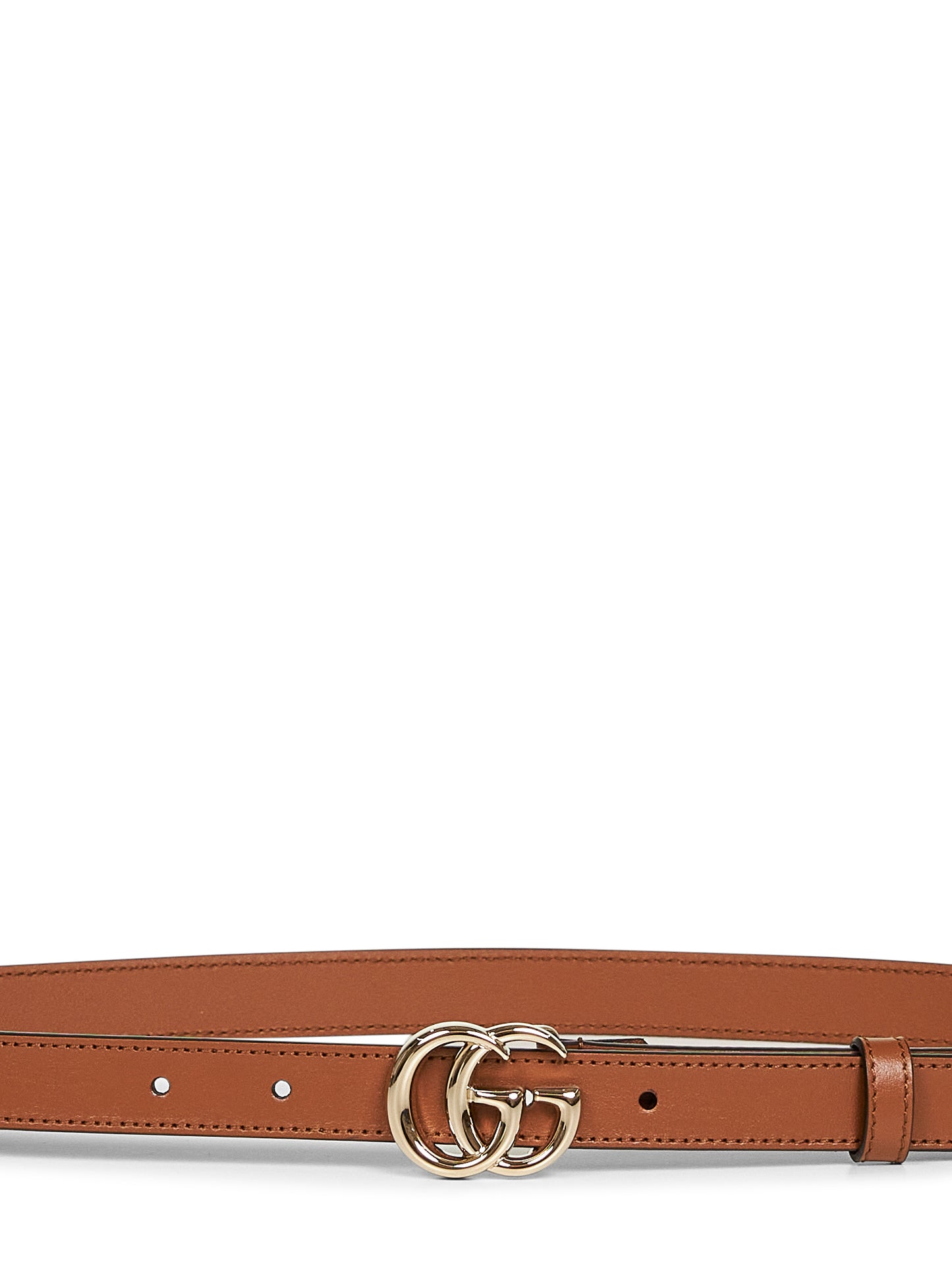 Brown GG Marmont thin belt