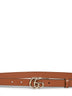 Brown GG Marmont thin belt