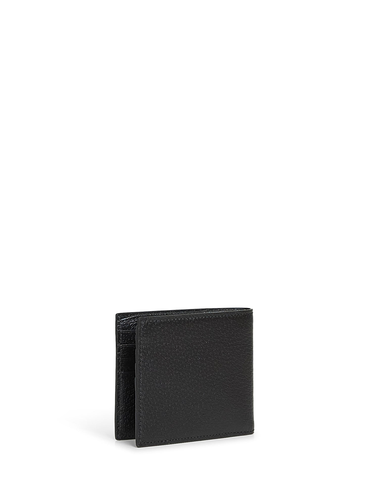 Black GG Marmont bi-fold card case wallet