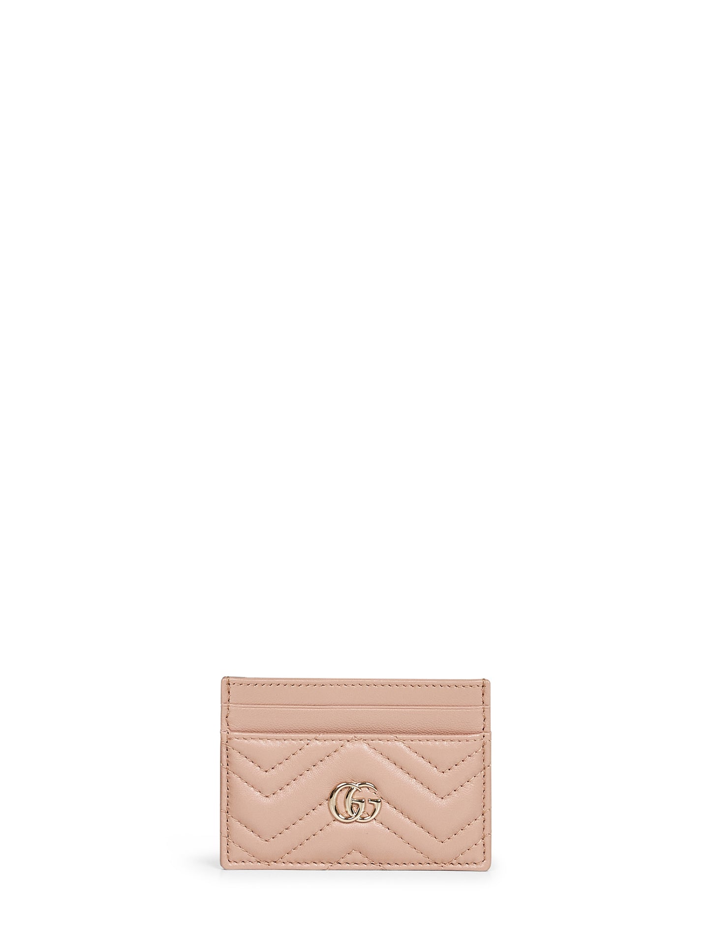 Portacarte GG Marmont beige rosato