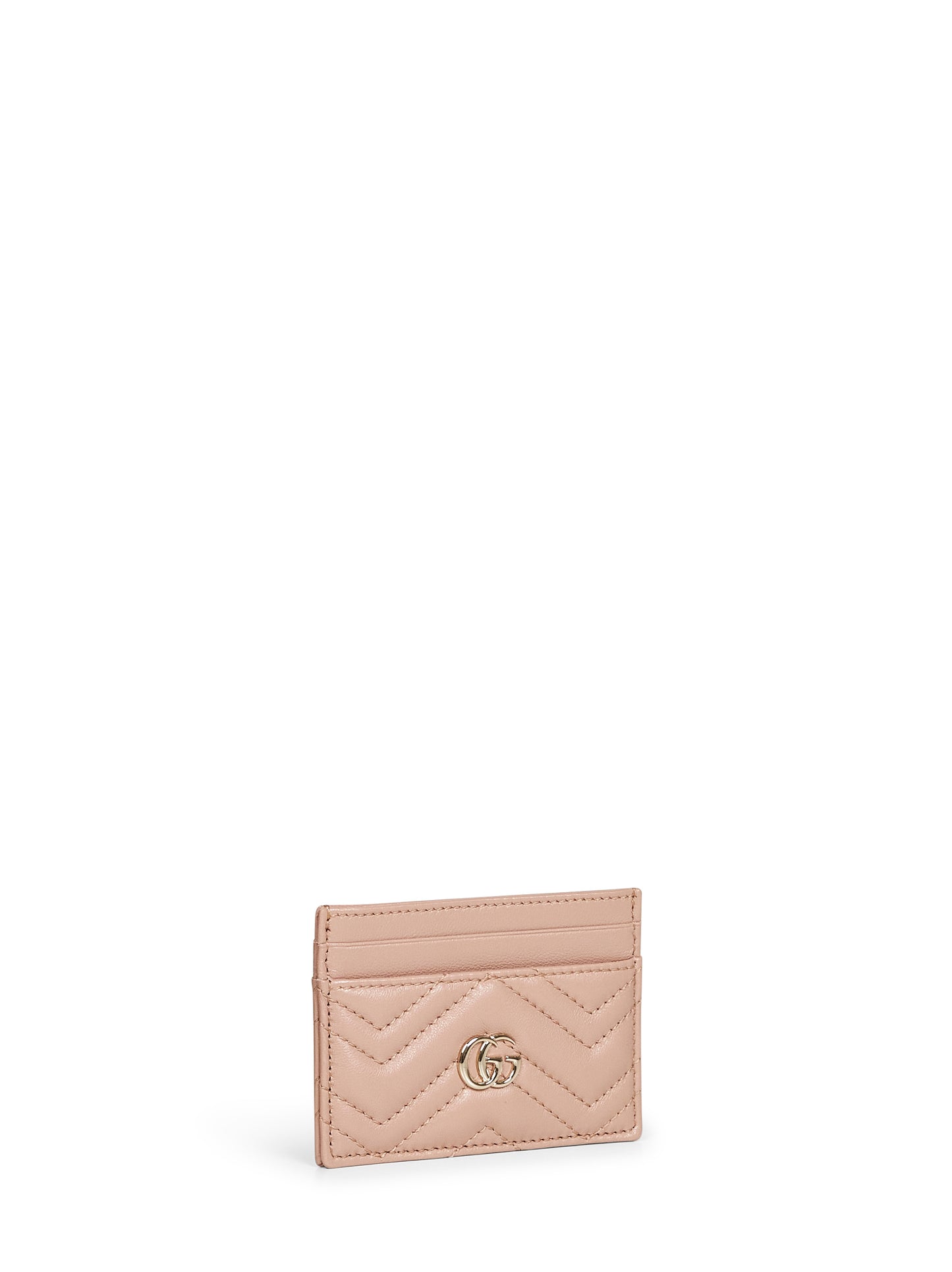 Portacarte GG Marmont beige rosato