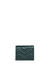 Green GG Marmont card case wallet