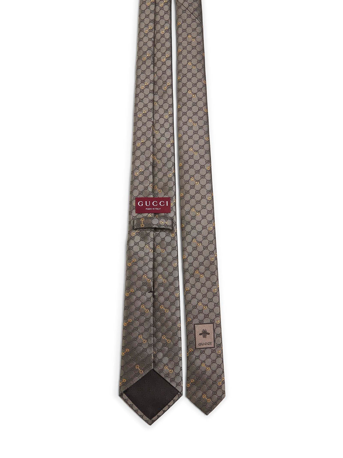 GG silk jacquard tie