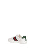Sneakers Ace in pelle bianca con dettaglio Web
