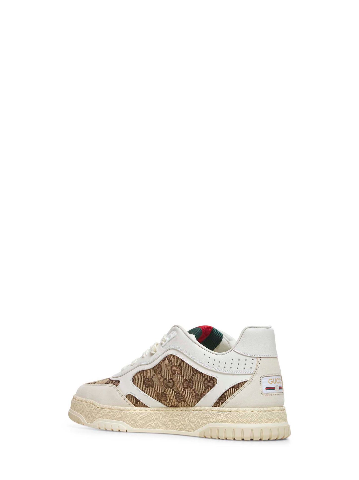Beige Gucci Re-Web sneakers