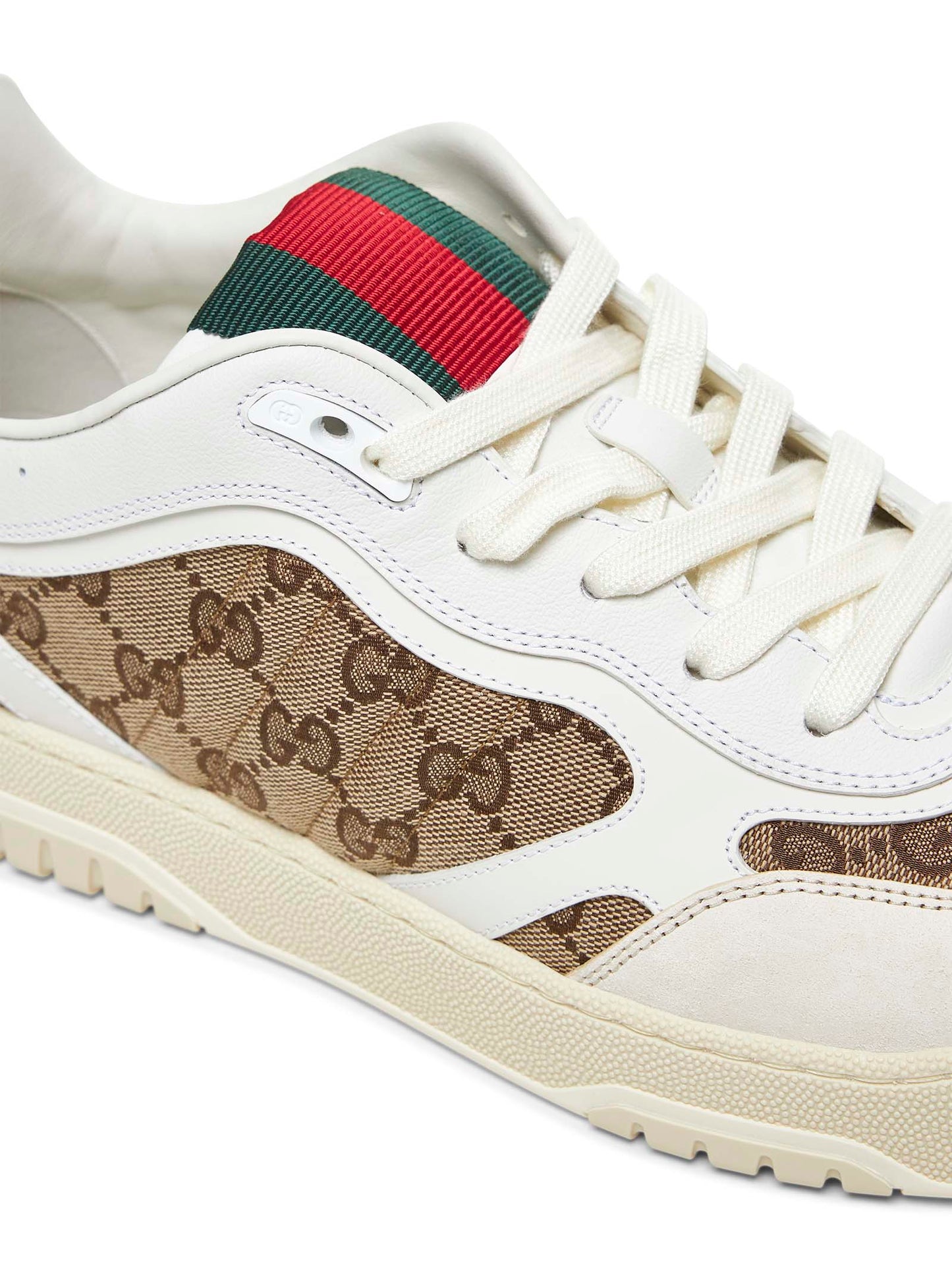 Beige Gucci Re-Web sneakers