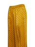 Gold GG jacquard viscose blend trousers