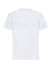 T-shirt in jersey di cotone medio bianco