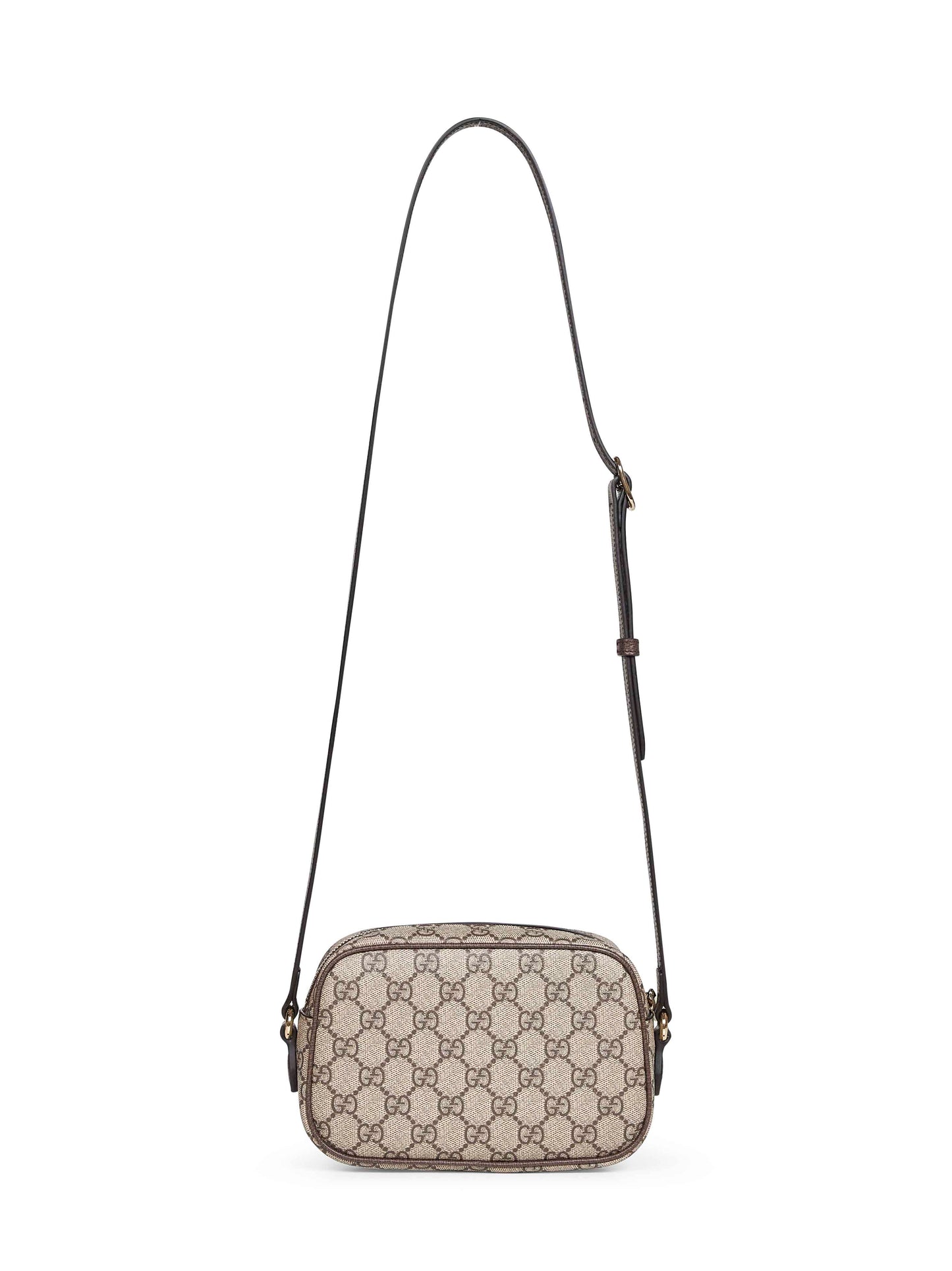 Beige Ophidia small camera bag