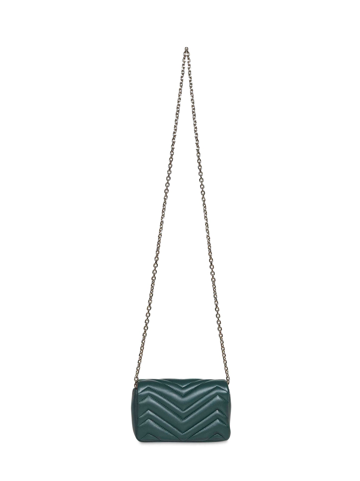 Green GG Marmont mini shoulder bag