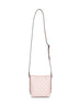 Micro borsa a secchiello GG Emblem rosa